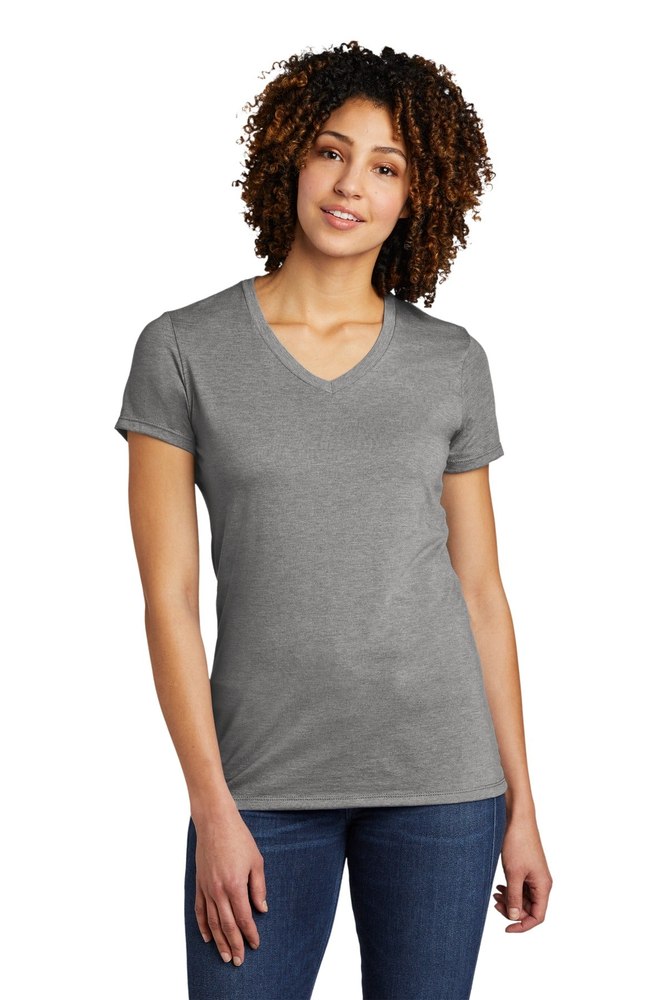 Allmade Women’s Tri-Blend V-Neck Tee. AL2018