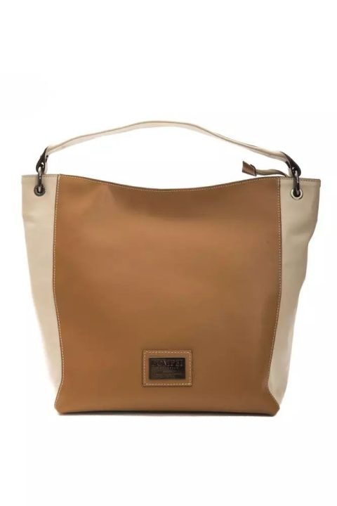 Pompei Donatella Elegant Leather Shoulder Bag in Rich Women’s 7395991257148