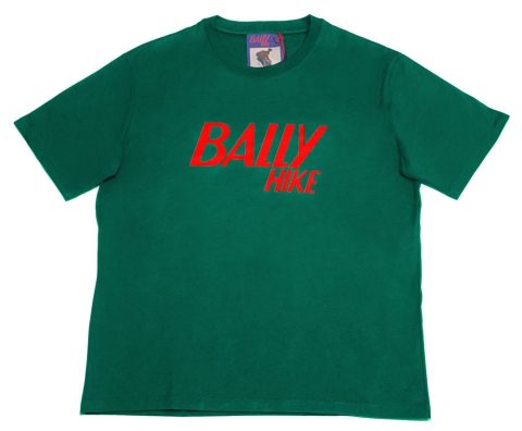 Bally 6238631 Men’s Hike Green Cotton Logo T-Shirt 7705977126972