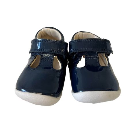 Clarks Girls Blue Patent Shoes 7805902815292