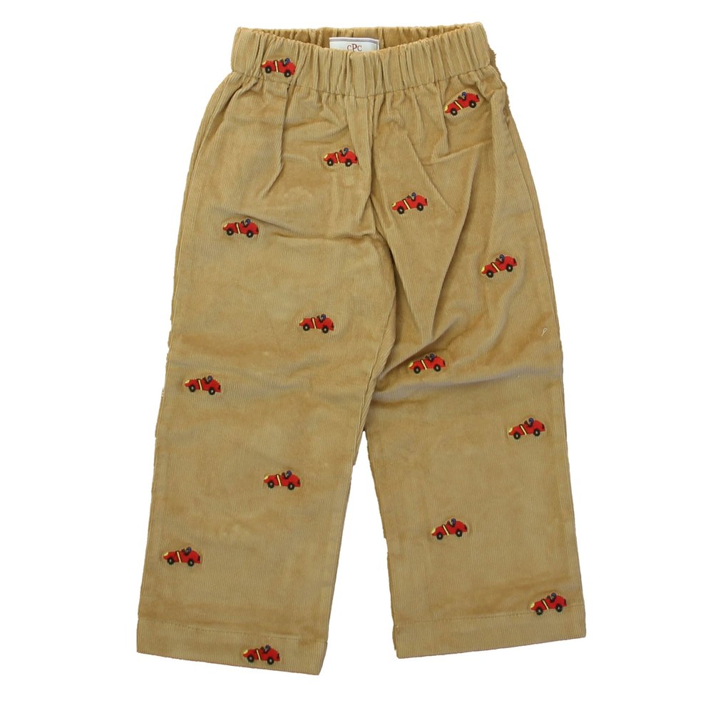 Classic Prep Boys Lark with Red Race Cars Corduroy Pants Size: 12-24 Months 7805910614076