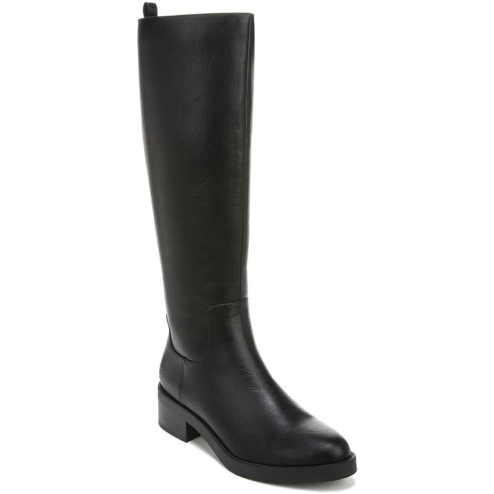 Blythe Faux Leather Wide Calf Knee-High Boots