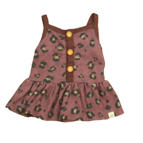 Lulu & Roo Girls Mauve Leopard Tank Top 7805916905532