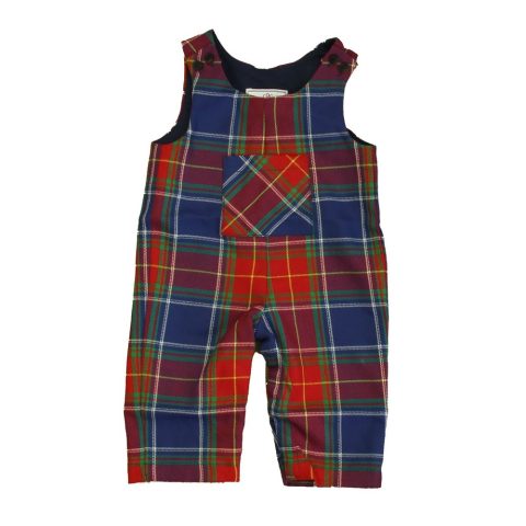 Classic Prep Boys Scottish Tartan Romper 7805916184636