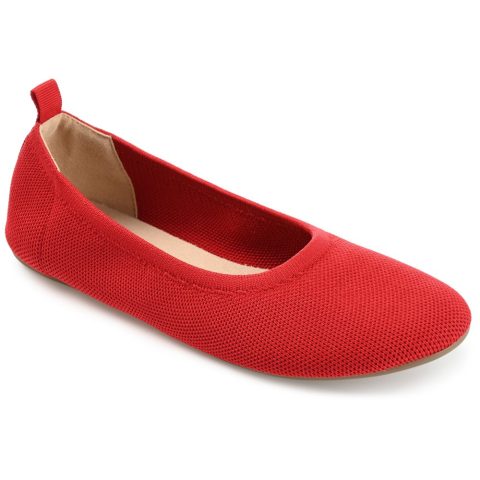 Journee Collection Women’s Tru Comfort Foam Jersie Foldable Flat