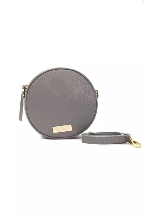 Pompei Donatella Chic Leather Oval Crossbody Women’s Bag 7396102733884