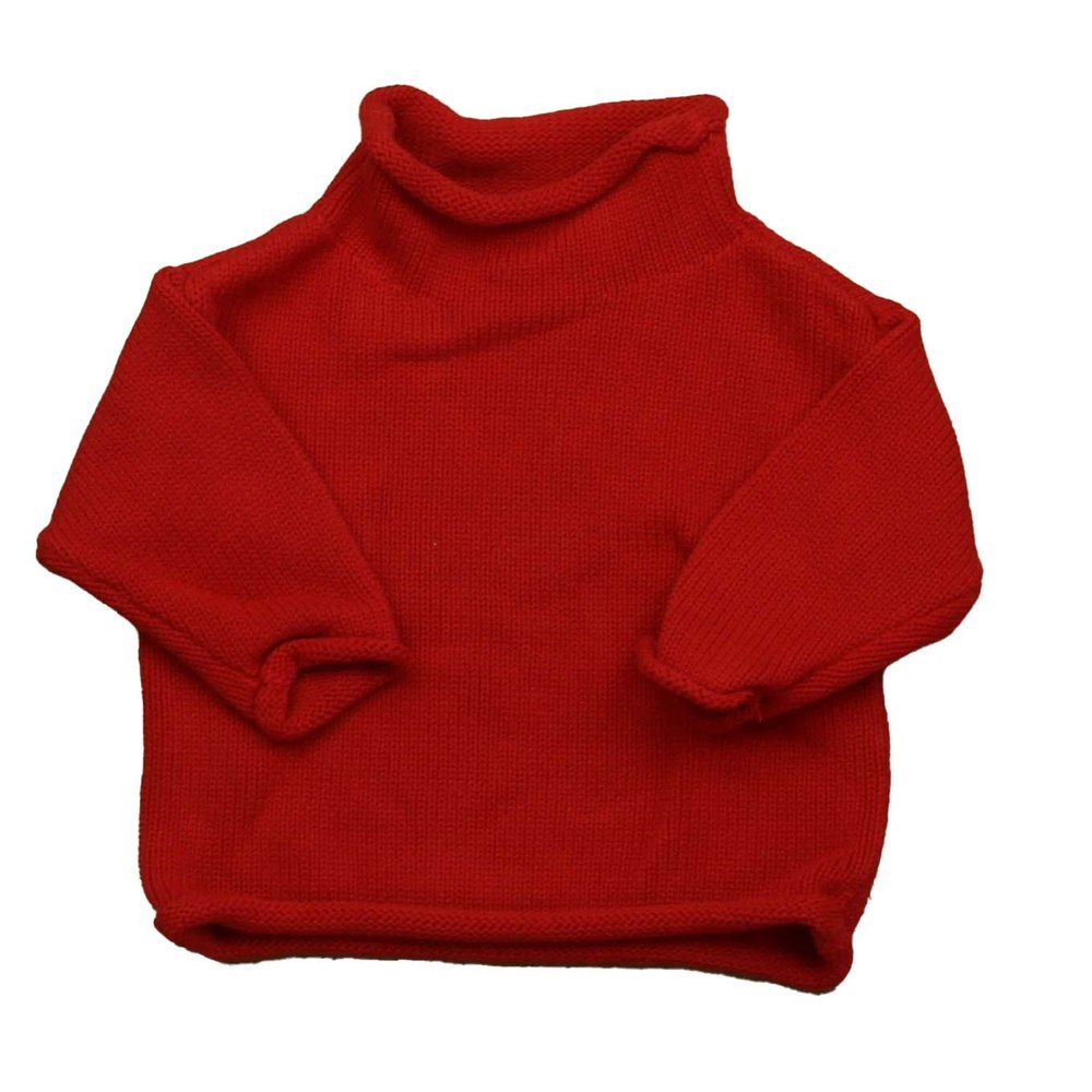 Classic Prep Girls Red Sweater 7805919756348