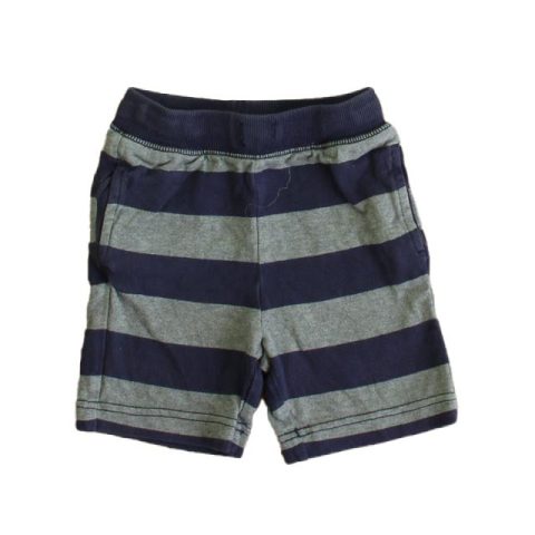 Hanna Andersson Boys Navy | Gray Strip Shorts 7805921230908