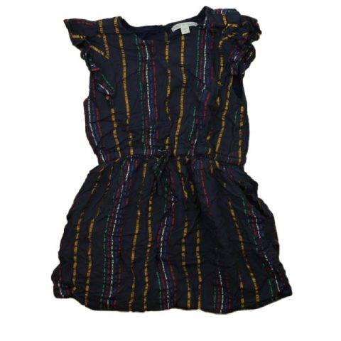 Rockets Of Awesome Girls Blue | Multi Color Stripes Dress 7805922082876