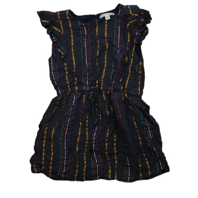 Rockets Of Awesome Girls Blue | Multi Color Stripes Dress 7805922082876