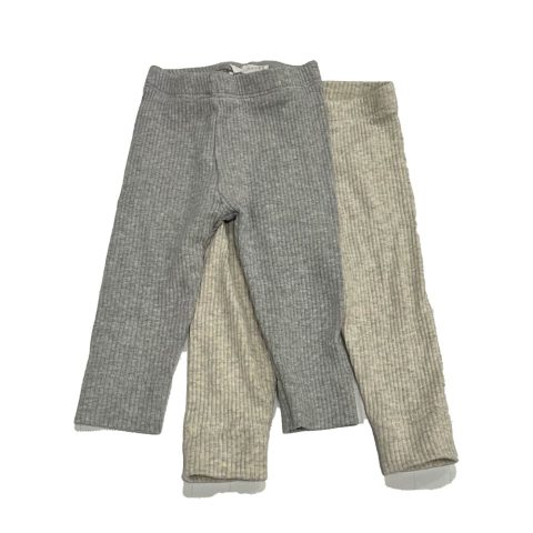 Jamie Kay Girls Gray | Ivory Leggings 7805922443324