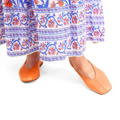 Women’s Ballet Flat Shoes In Sauvage Apricot 7706058948668