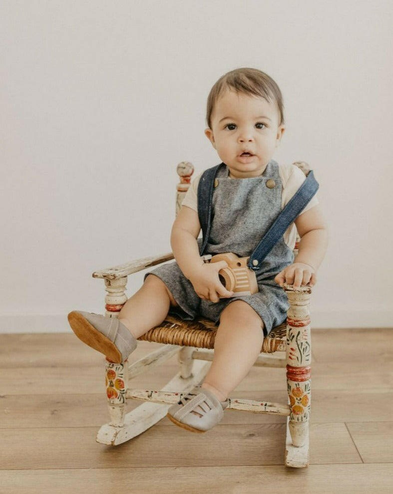 Sequoia Baby Moccasin Sandals – Slate Gray