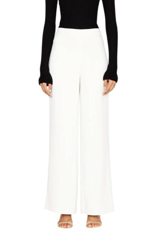 Mia Straight Pants In Bone 7833546555452