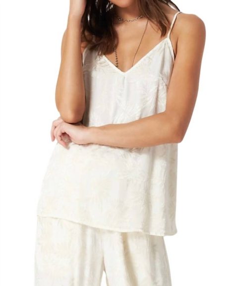 Rei Top In Cream Palm 7706113179708