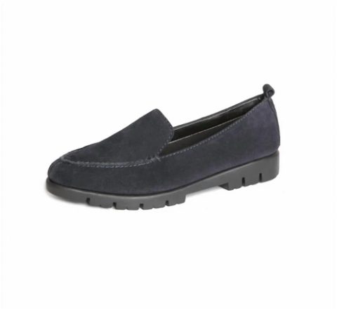 Women’s Go Go Loafer In Dark Blue Suede 7706126417980