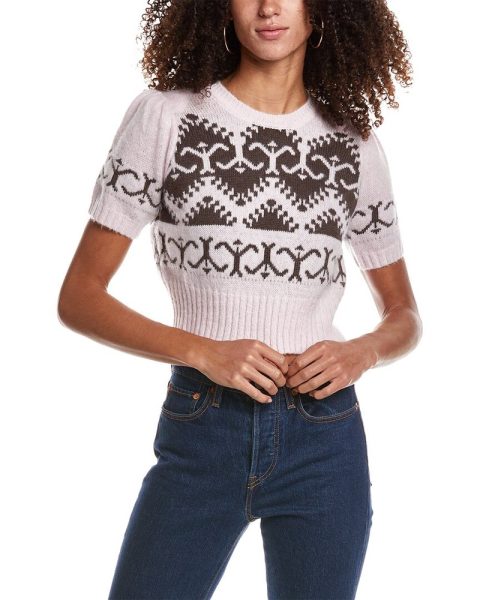 JoosTricot 40’s Crop Wool & Cashmere-Blend Sweater