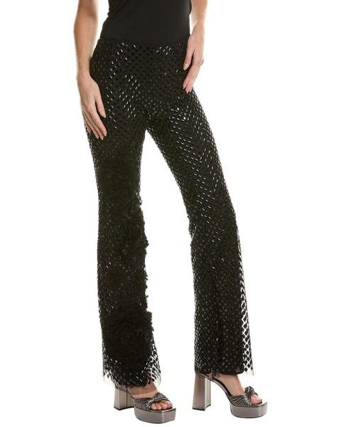Alberta Ferretti Silk-Blend Trouser 7833562873916