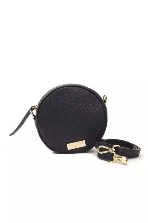 Pompei Donatella Elegant Oval Leather Crossbody Women’s Bag