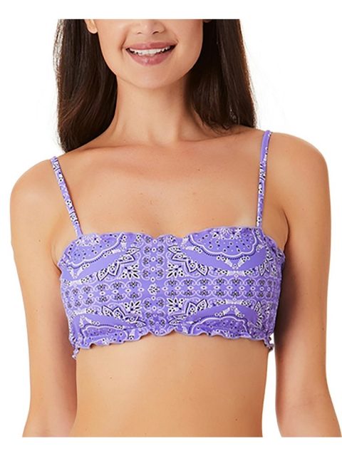 Womens Printed Lined Bikini Swim top 7706182975548