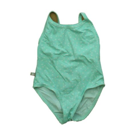 Petit Bateau Girls Turquoise Stars 1-piece Swimsuit 7805933223996