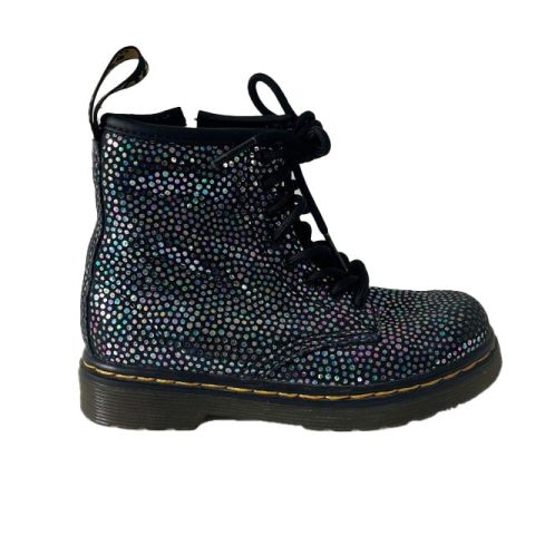 Dr Martens Girls Black Sparkle Boots 7805939810364