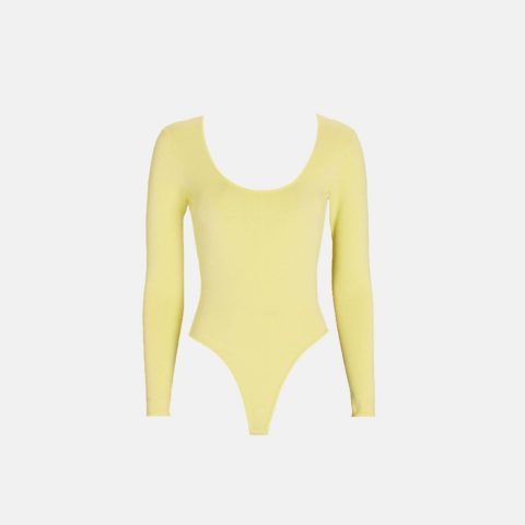 Women’s Lauren Knit Bodysuit In Butter