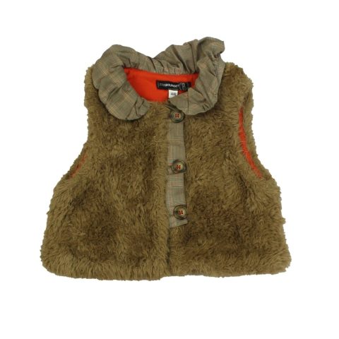 Jean Bourget Boys Faux Fur | Brown Vest 7805942988860