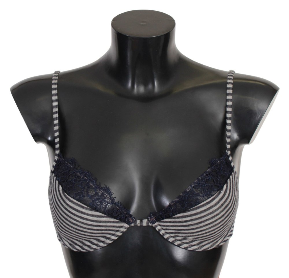 Ermanno Scervino Stripes Lace Reggiseno Bra Women’s Underwear