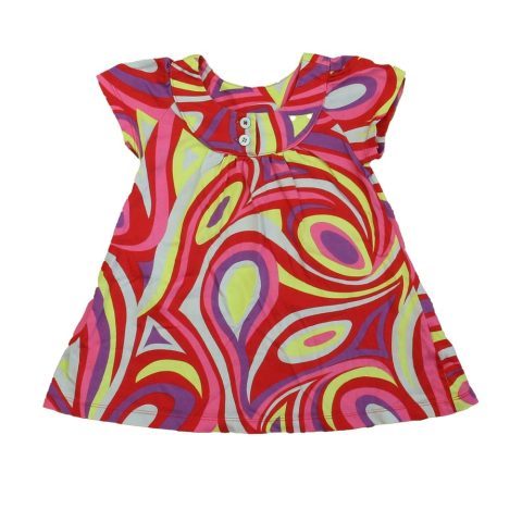 Hanna Andersson Girls Pink | Green | Purple Dress 7805948002364