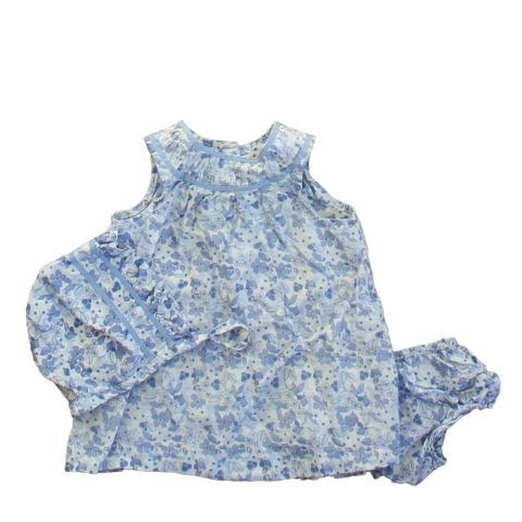 Gocco Girls Blue | White Dress 7805953703996