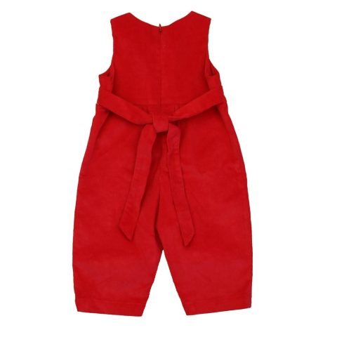 Classic Prep Boys Crimson Romper 7805957931068
