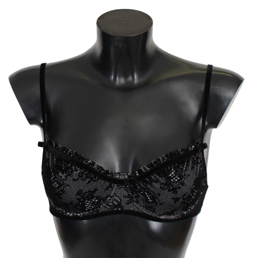 Ermanno Scervino Mesh Balconcino Bra Nylon Women’s Underwear