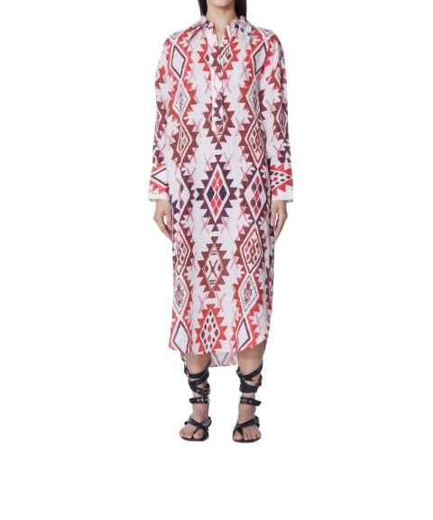 Ortiz Delci Shirt Dress In Mix 1 7706226982972