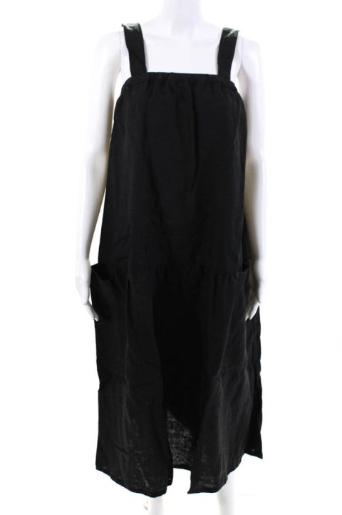 Kondi Womens A-Line Pocket Dress Coal 7833616252988