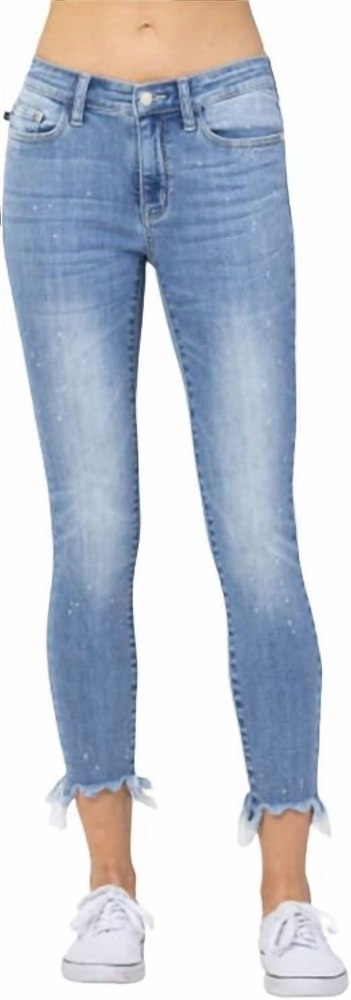 Kandis Mid-Rise Bleach Splash Jeans In Light Wash 7706229309500