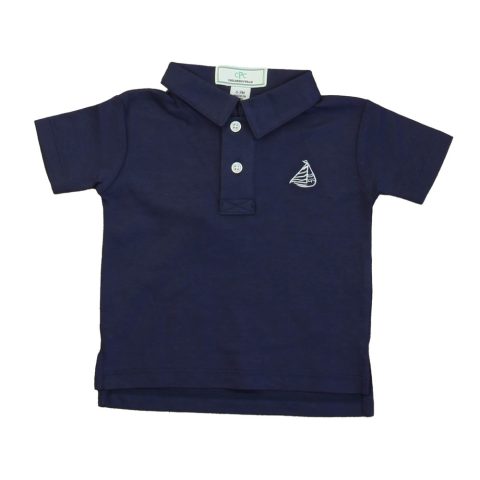 Classic Prep Boys Medieval Blue Polo Shirt Size: 6-9 Months 7805960159292