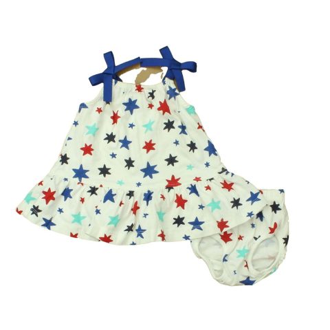Hanna Andersson Girls White | Stars Dress 7805965926460