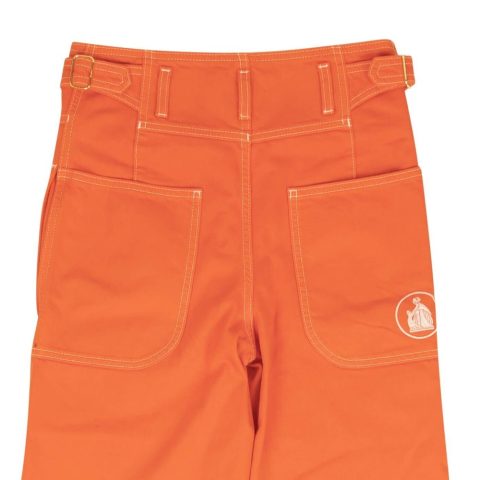 Orange Logo Oversized Jeans