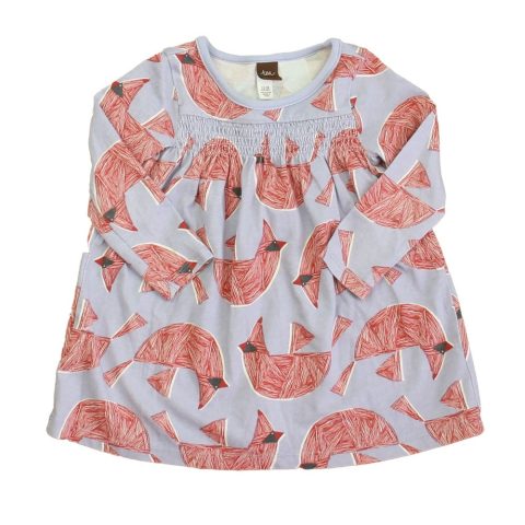 Tea Girls Purple | Red Cardinals Dress 7805969858620