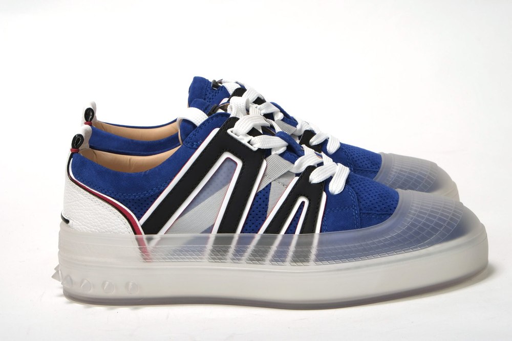 Christian Louboutin Mogador Vida Viva Flatsuede Men’s Shoes