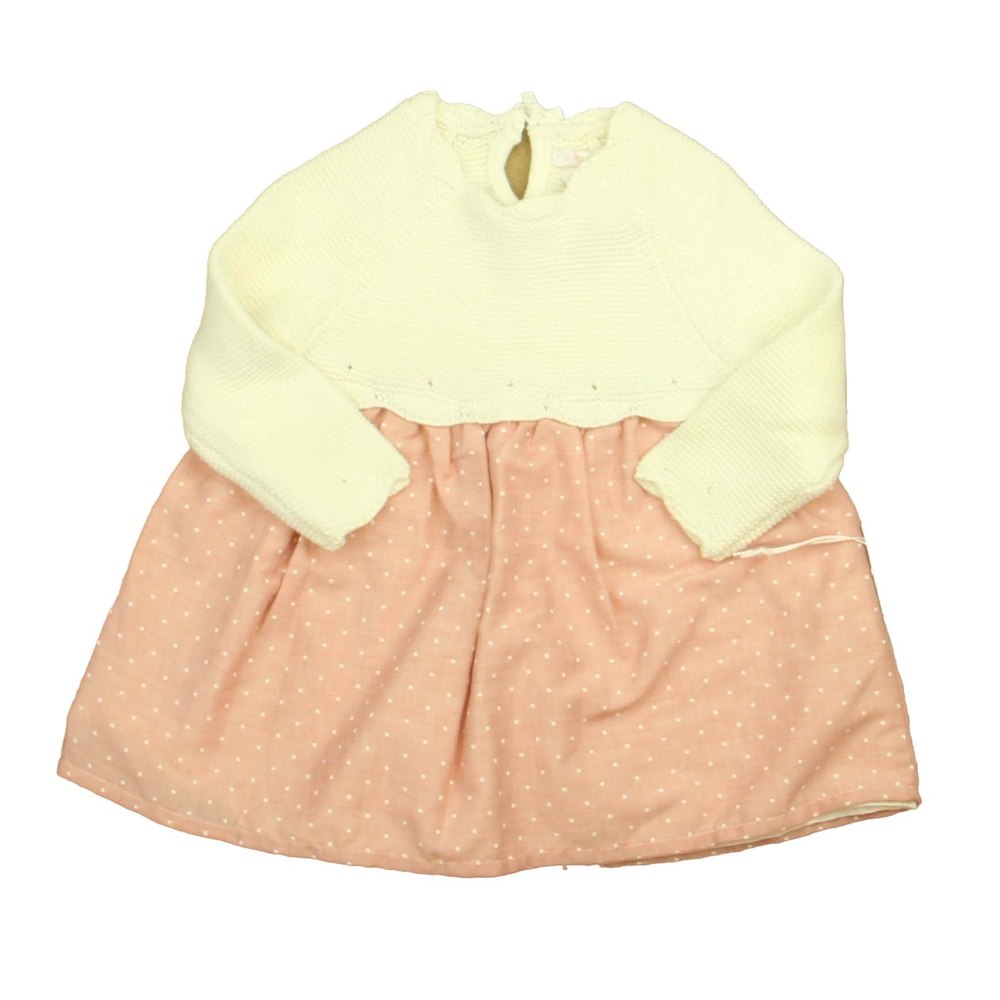 Shabby Chic Girls Pink | White Dress 7805970612284