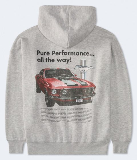 Aeropostale Ford Mustang Boss 302 Full-Zip Hoodie 7833654526012