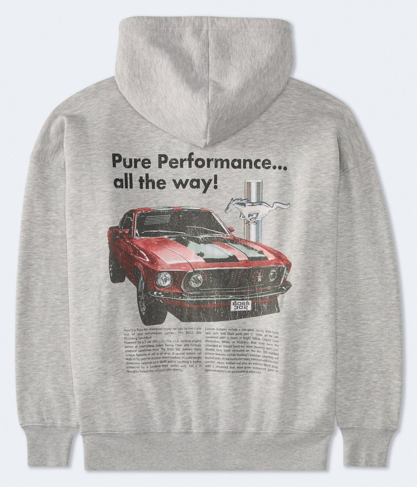 Aeropostale Ford Mustang Boss 302 Full-Zip Hoodie 7833654526012