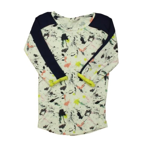 Egg Girls Navy | White Paint Splatter Dress 7805972250684