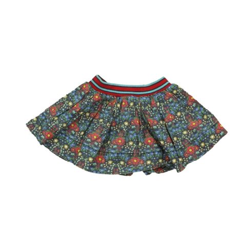 Little Bird Girls Blue | Red | Floral Skirt 7805972971580