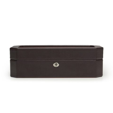 Wolf 458406 Windsor 10 Piece Watch Box in Brown & Orange 7707604353084