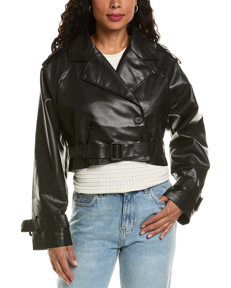 HL Affair Cropped Moto Jacket 7833666519100