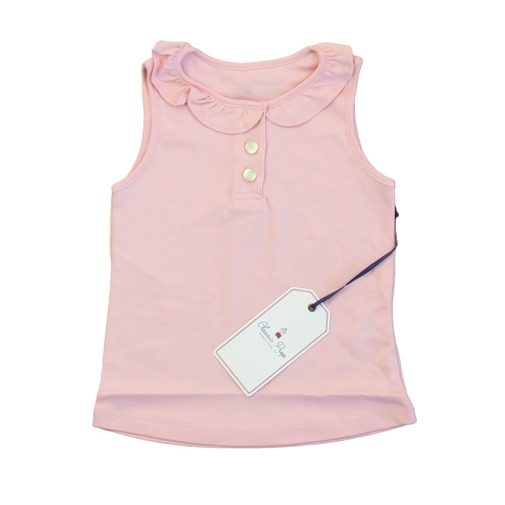 Classic Prep Girls Lilly’s Pink Polo Shirt Size: 12-24 Months 7805981950012