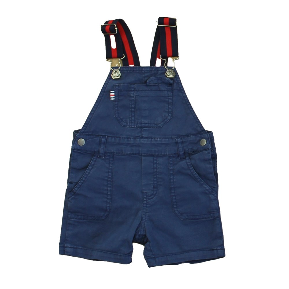 Mayoral Boys Navy | Red Overall Shorts 7805985259580
